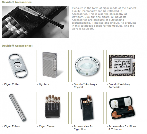 Davidoff accessoires accessories