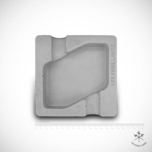 dyad concrete ashtray grey cm