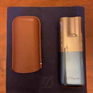 Dupon sigarenkoker chrome leder 2